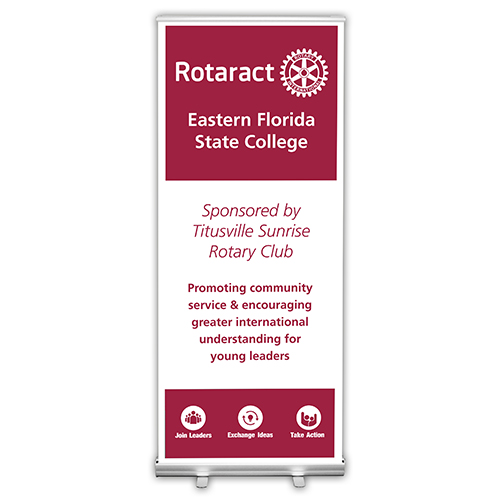 Rotary Custom Retractable Banner