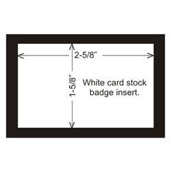 Rotary Insert Cards For Reusable Name Badges