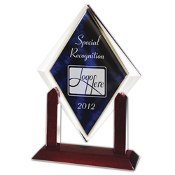 Blue Diamond Acrylic Award