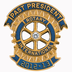 Rotary Past President Pins w/ 2012-13