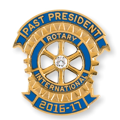 Rotary Past President Pins w/ 2016-17