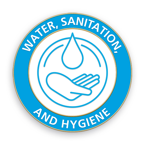 Rotary Water Sanitation -  Areas of  Focus Service Lapel Pin
