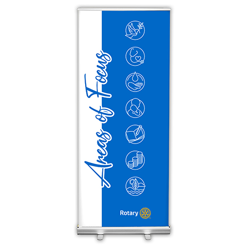 Areas of Focus Retractable Banner - Style 3