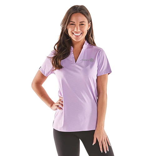Rotary Ladies Violet Purple Polo Shirt