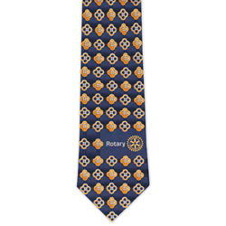 Rotary Silk Navy/Gold Masterbrand Necktie