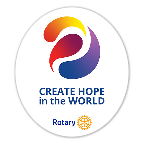 Rotary 2023-202 Theme -Roll of 100 Stickers - Rotary Club Supplies ...